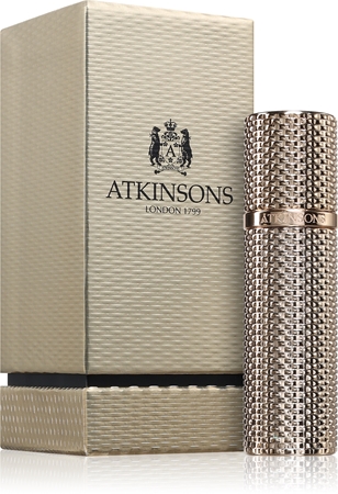Atkinsons Travel Perfume Case fragrance container for travelling colour Gold