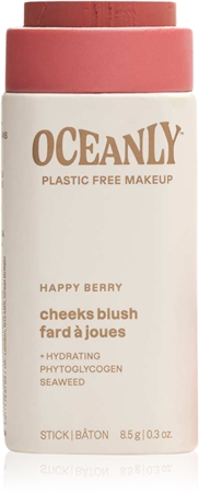 Attitude Oceanly Plastic Free Makeup tuhá krémová tvářenka pro suchou až citlivou pleť