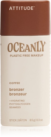 Attitude Oceanly Plastic Free Makeup produto bronzeador sólido
