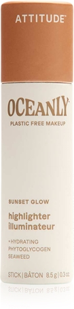 Attitude Oceanly Plastic Free Makeup tuhý krémový rozjasňovač