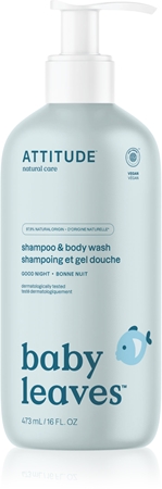 Attitude Baby Leaves Shampoo & Body wash Shampoo and Shower Gel for Kids