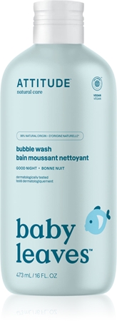 Attitude Baby Leaves Bubble Wash Bath Foam for children from birth