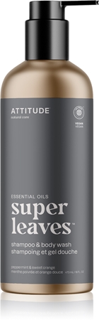 Attitude Super Leaves Essentials šampon a sprchový gel 2 v 1