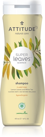 Attitude Super Leaves Clarifying Naturshampoo mit entschlackendem Effekt