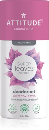 Attitude Super Leaves White Tea Leaves tuhý deodorant bez obsahu hliníkových solí