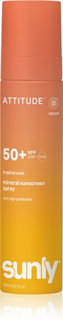 Attitude Sunly Tropical Coco spray solaire minéral SPF 50+