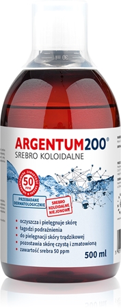 Aura Herbals Argentum200® Srebro Koloidalne 50 ppm oczyszczający tonik ze srebrem koloidalnym