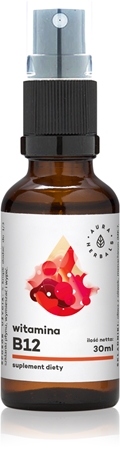 Aura Herbals Witamina B 12 spray na prawidłową czynność układu nerwowego