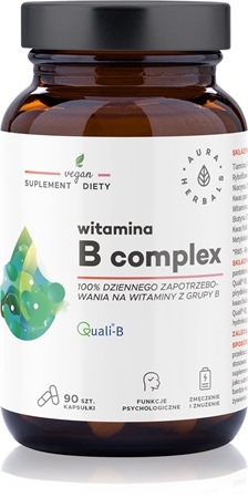 Aura Herbals Witamina B Complex kapsułki do wspomagania zdrowia układu nerwowego