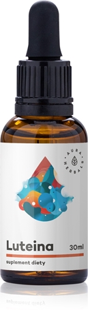 Aura Herbals Luteina + Witamina A + DHA + Zeaksantyna krople dla zdrowych oczu