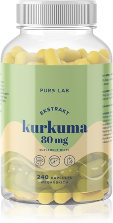 Aura Herbals Pure Lab Kurkuma 80 mg kapsułki na wsparcie układu odpornościowego