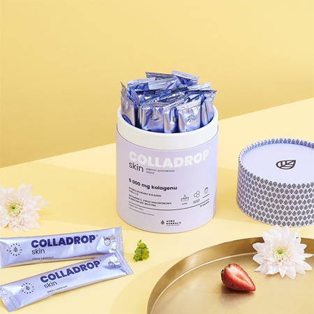 Aura Herbals Colladrop Skin collagen 5000 mg kolagen dla doskonałej skóry, włosów i paznokci