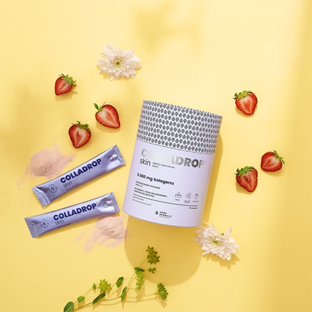 Aura Herbals Colladrop Skin collagen 5000 mg kolagen dla doskonałej skóry, włosów i paznokci