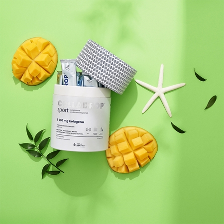 Aura Herbals Colladrop Sport 5000 mg kolagen morski na stawy, więzadła i skórę
