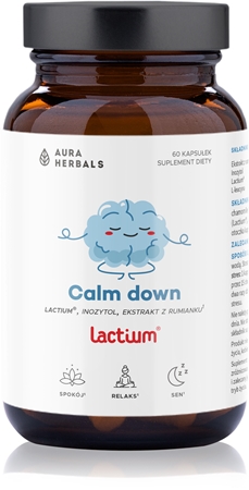 Aura Herbals Calm Down lactium kapsułki do relaksacji