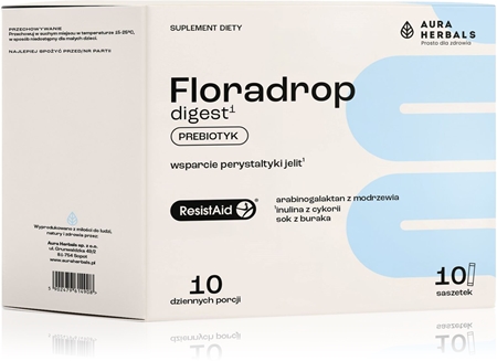 Aura Herbals Floradrop digest Prebiotyk woreczek z prebiotykami