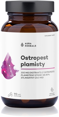 Aura Herbals Ostropest plamisty kapsułki na poprawę czynności wątroby
