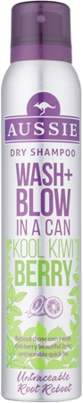 Aussie Wash+ Blow Kool Kiwi Berry șampon uscat
