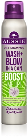 Aussie Boost Me Up! suchý šampon pro jemné a zplihlé vlasy
