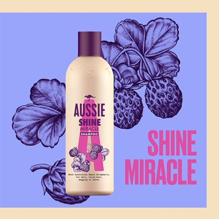 Aussie Shine Miracle хидратиращ шампоан за блясък и мекота на косата