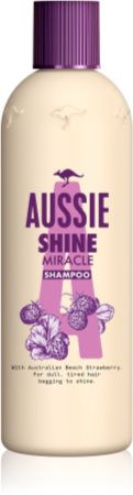 Aussie Shine Miracle hidratáló sampon a fénylő és selymes hajért