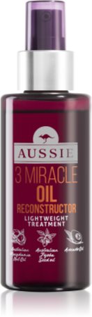 Aussie 3 Miracle Oil Reconstructor regeneráló hajolaj  spray -ben