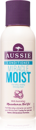 Aussie Miracle Moist après-shampoing hydratant pour cheveux très secs et rêches