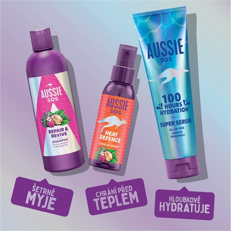 Aussie SOS Sooth & Hydrate intenzivní hydratační sada na vlasy