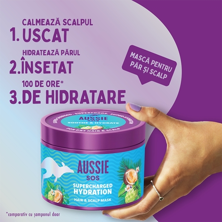 Aussie SOS & Miracle Moist set pentru păr uscat și deteriorat