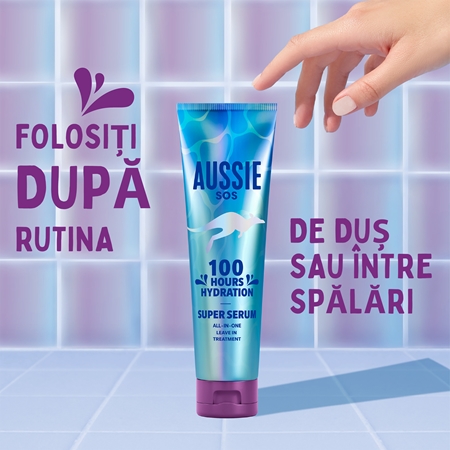 Aussie SOS Super Serum ser fara clatire pentru păr