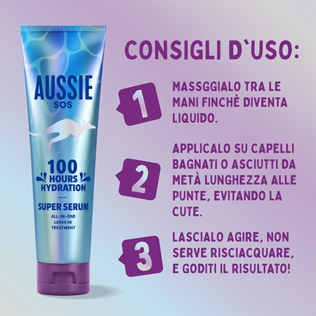 Aussie SOS Super Serum siero senza risciacquo per capelli