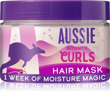 Aussie Bouncy Curls Återfuktande mask för lockigt hår