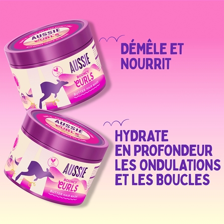 Aussie Bouncy Curls masque hydratant pour cheveux bouclés