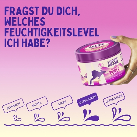 Aussie Bouncy Curls Hydratisierende Maske für lockiges Haar