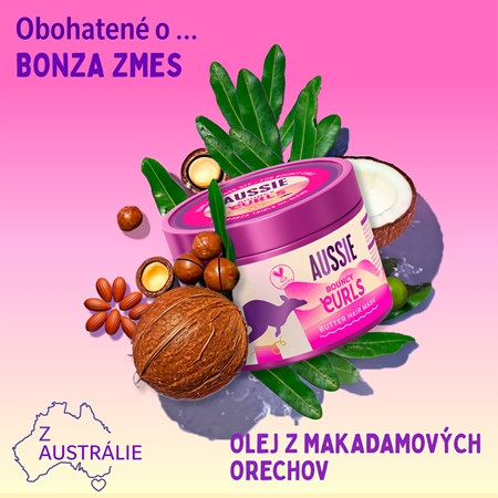Aussie Bouncy Curls hydratačná maska na kučeravé vlasy
