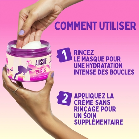 Aussie Bouncy Curls masque hydratant pour cheveux bouclés