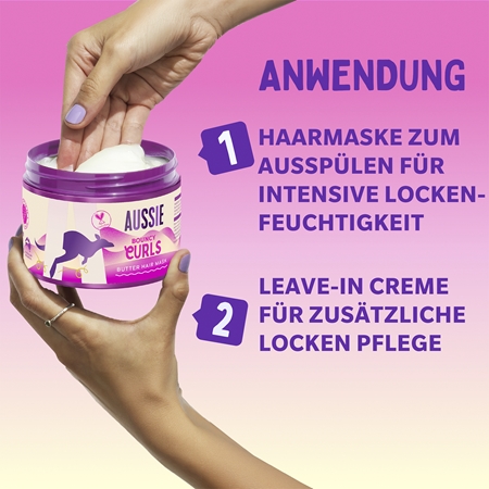Aussie Bouncy Curls Hydratisierende Maske für lockiges Haar
