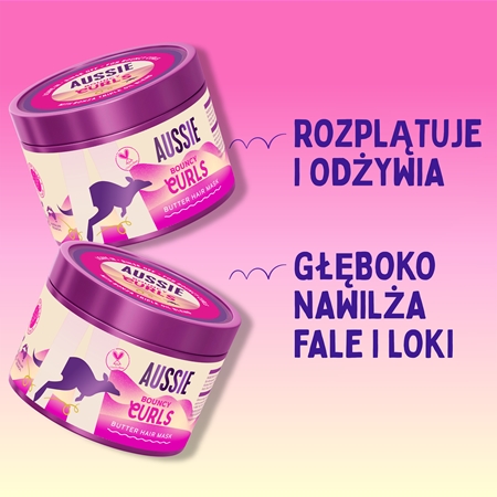 Aussie Bouncy Curls maseczka nawilżająca do włosów kręconych