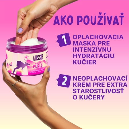 Aussie Bouncy Curls hydratačná maska na kučeravé vlasy