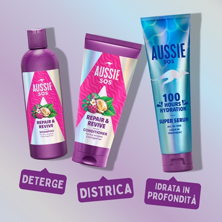 Aussie SOS Repair, Revive & Repeat confezione regalo per capelli e cuoi capelluti stanchi