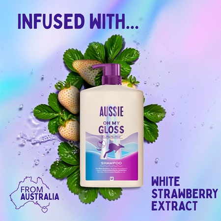 Aussie Oh My Gloss Shampoo Shampoo for shiny and soft hair