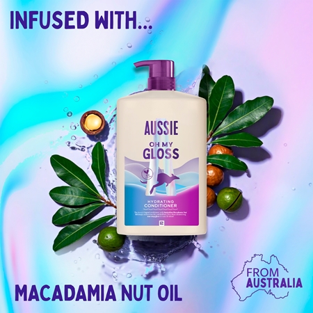 Aussie Oh My Gloss Hydrating Conditioner Brightening and Hydrating Conditioner