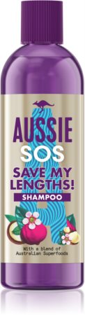 Aussie SOS Save My Lengths! Regenererande schampo för svagt och skadat hår