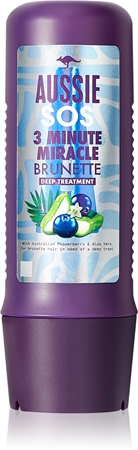 Aussie 3 Minute Miracle Brunette регенерираща и хидратираща маска за коса. за тъмна коса