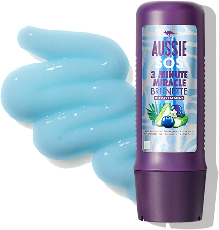 Aussie 3 Minute Miracle Brunette регенерираща и хидратираща маска за коса. за тъмна коса