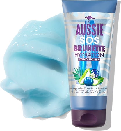 Aussie SOS Brunette balsam de păr pentru părul închis la culoare