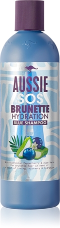 Aussie Brunette Blue Shampoo ενυδατικό σαμπουάν για σκούρα μαλλιά