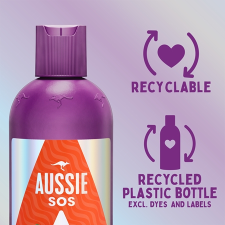 Aussie SOS Strength & Length зміцнюючий шампунь для довгого волосся