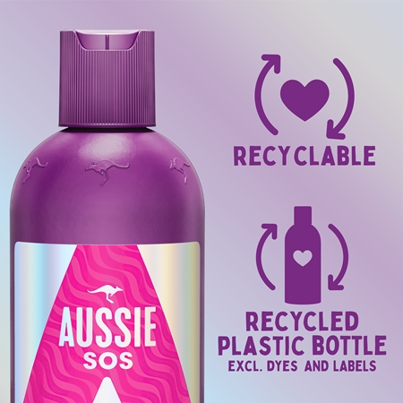 Aussie SOS Repair & Revive hranjivi šampon za iscrpljenu kosu i vlasište