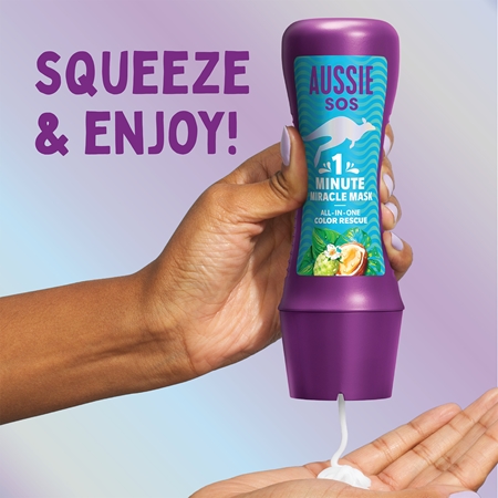 Aussie 1 Minute Miracle Color Rescue Närande mask för färgat hår